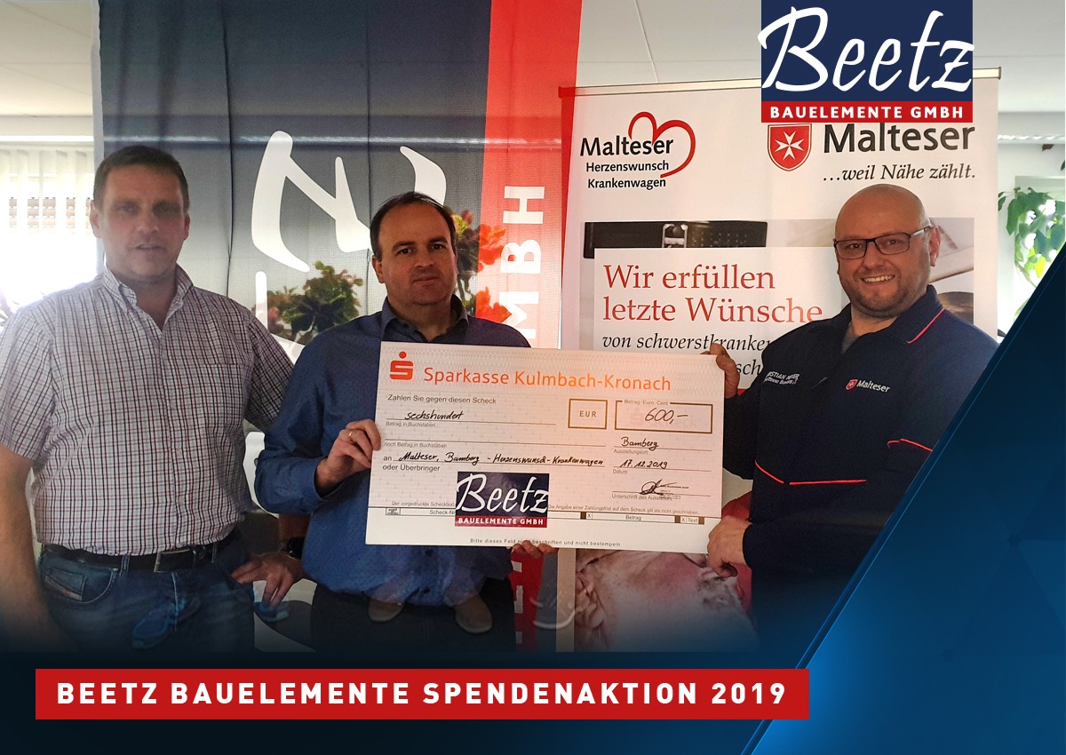 Spende für Malteser Herzenswunsch Krankenwagen