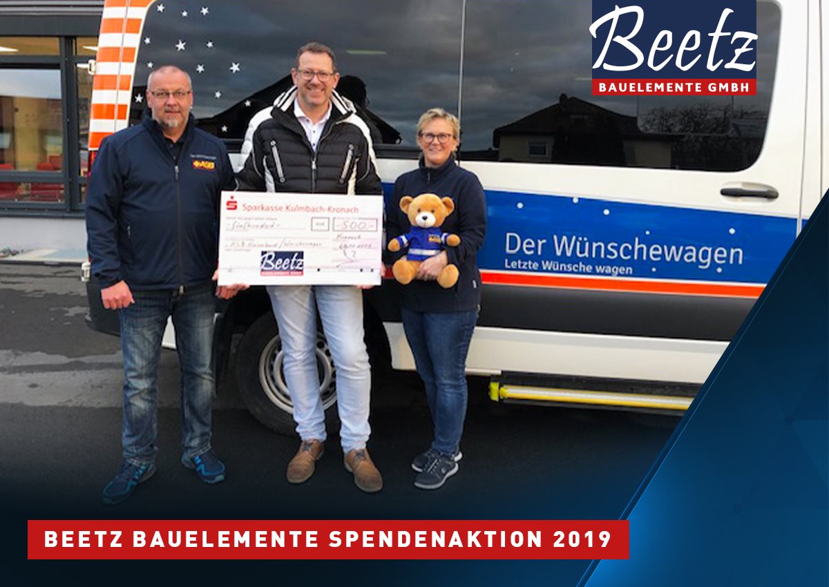Spende für „Wünschewagen“-Aktion des ASB in Kronach
